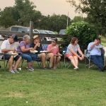 people at church picnic